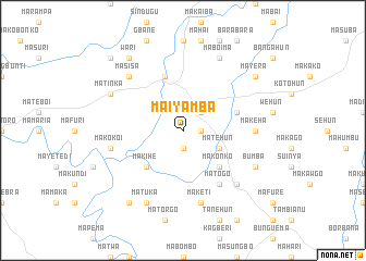 map of Maiyamba