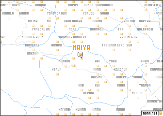 map of Maiya