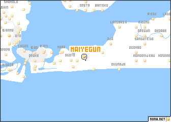 map of Maiyegun