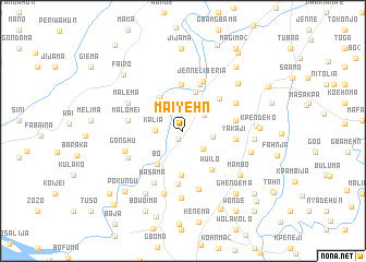 map of Maiyehn