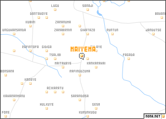 map of Maiyema