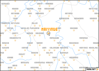 map of Maiyinde