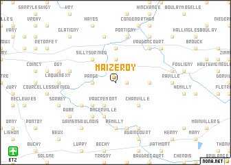 map of Maizeroy