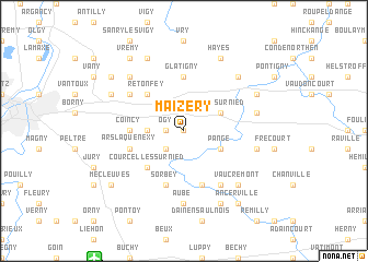 map of Maizery