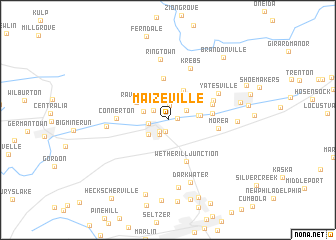 map of Maizeville