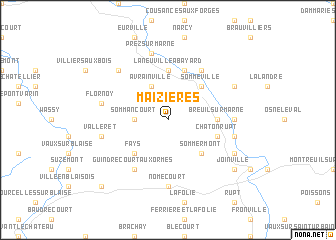 map of Maizières