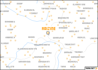 map of Maïzine