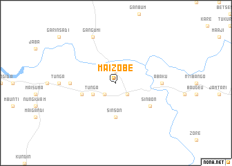 map of Maizobe