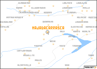 map of Majada Carrasca