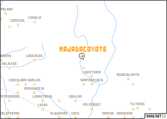 map of Majada Coyote