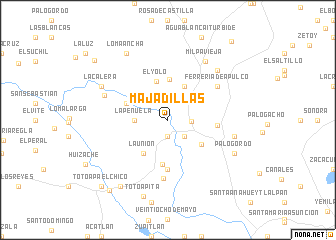 map of Majadillas