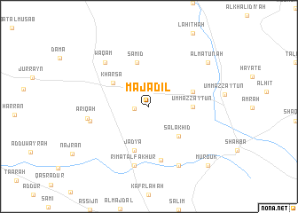 map of Majādil