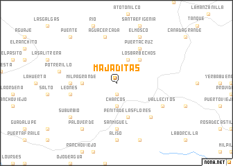 map of Majaditas