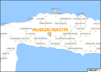 map of Majagual Adentro