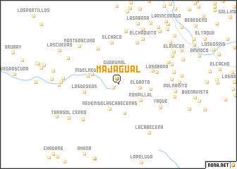 map of Majagual