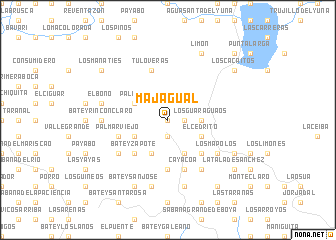 map of Majagual