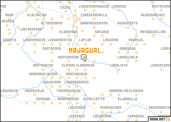 map of Majagual