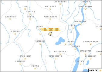 map of Majagual