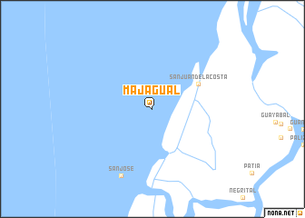 map of Majagual