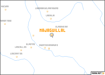 map of Majagüillal