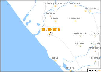 map of Majahuas