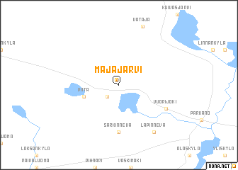 map of Majajärvi