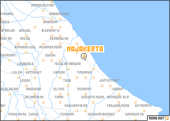 map of Majakerta