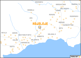 map of Majaleje