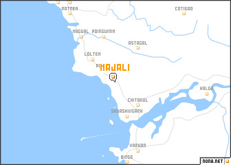 map of Mājāli