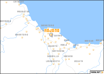 map of Majana