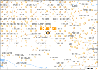 map of Majang-ni