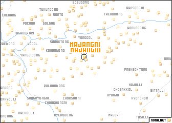 map of Majang-ni