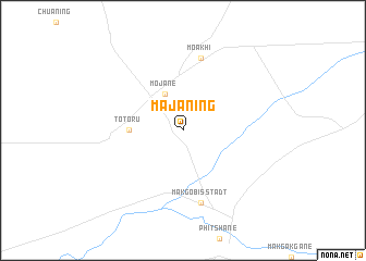 map of Majaning