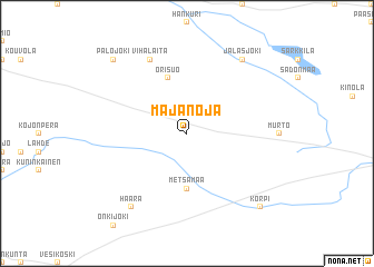 map of Majanoja