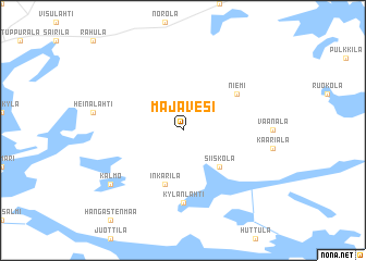 map of Majavesi