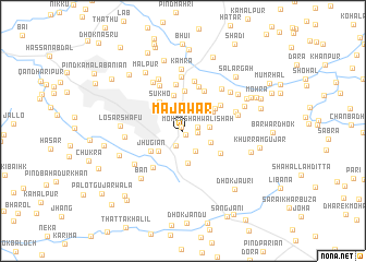 map of Majāwar