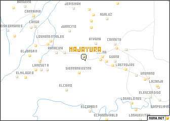 map of Majayura