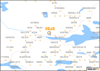 map of Mäja