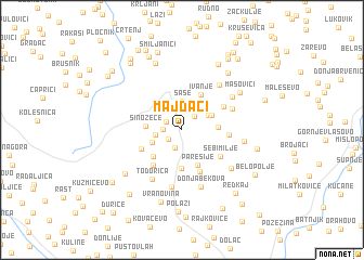 map of Majdaci