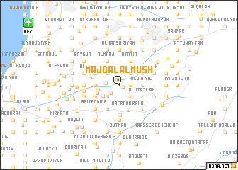 map of Majdal al M‘ūsh