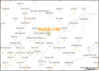 map of Majdalīyah