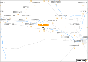 map of Majdal