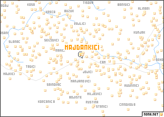 map of Majdankići