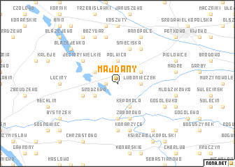 map of Majdany