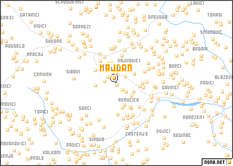 map of Majdan