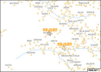 map of Majdan