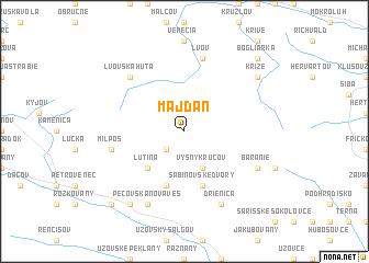 map of Majdan