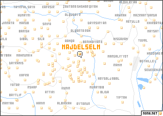 map of Majdel Selm