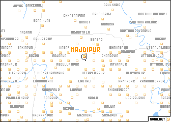 map of Majdīpur