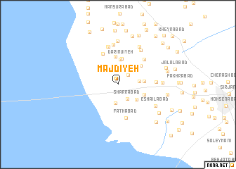 map of Majdīyeh